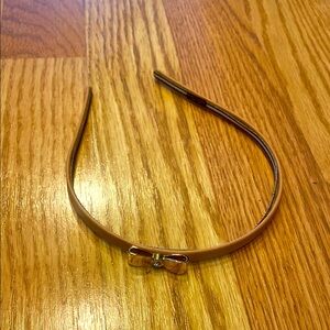 Henri Bendel Gold Bow Headband